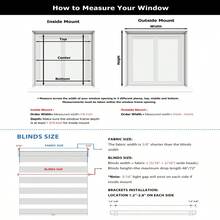 No Tools No Drill Cordless Zebra Blinds For Windows, Dual Layer Light Control For Day And Night, Light Filtering Privacy Roller Blinds And Shades For Home, 22 W X 48 H, White - White22Wx48H - View 4