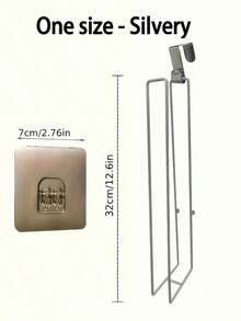 1 cái giá đựng giấy vệ sinh không cần khoan, giá để giấy/khăn tắm bằng sắt, hộp đựng giấy vệ sinh tự dính, giá đựng giấy vệ sinh, giá để khăn giấy, giá đựng khăn giấy thấm hút. - Nhiều màu - Xem 13