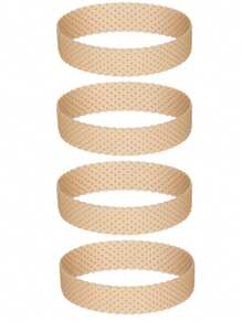 6条/4条/2条/1条 可调节硅胶假发固定带，弹性固定防滑假发带，防汗透气，米色 - 彩色 - 查看 17