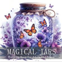 GDTME 一本成人奇幻冒险主题涂色书，包含精彩的冒险故事和神秘的魔法。内含24页创意十足、大胆独特的涂鸦，是学生返校或复活节的理想礼物。尺寸：7.9 x 7.9英寸，附赠5张贴纸。 - 奇幻冒險 - 查看 2