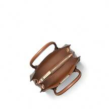 Michael Kors Bolso cruzado de cuero mediano Mercer, para uso diario y traslados - Marrón - Ver 3