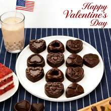 2 Pieces Heart-Shaped Silicone Cake Mold - Valentine's Day Baking Tool, Kitchenware, Pink - Multicolor - View 3