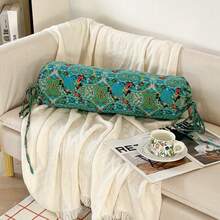 Oblong Sofa Lumbar Pillow, Bohemian Candy-Shaped Sleeping Hugging Pillow, Bed Pillow, Lumbar Pillow, Office Sofa Chair Lumbar Support Cushion, Nap Pillow, Waist Pillow, Pregnancy Bedside Back Cushion, Hot Selling - Multicolor - View 7