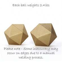 Ambipolar - Sujetalibros decorativos geométricos en forma de bola modernos sujetalibros de hierro fundido dorado para computadora de oficina estante de libros decoración de habitación oficina en - Dorado - Ver 6