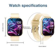 Smart Watch With Wireless Calling/Dial, Multi-Sport Mode, SMS Reminder, Information Reminder, Various APP Reminders, Sports Watches, Change Wallpaper, Fitness Monitoring, For IOS/Andriod, Fitness Tracker|Modern Watch Design|Wireless Connectivity, Smart Watch For Android Phones - 查看 10