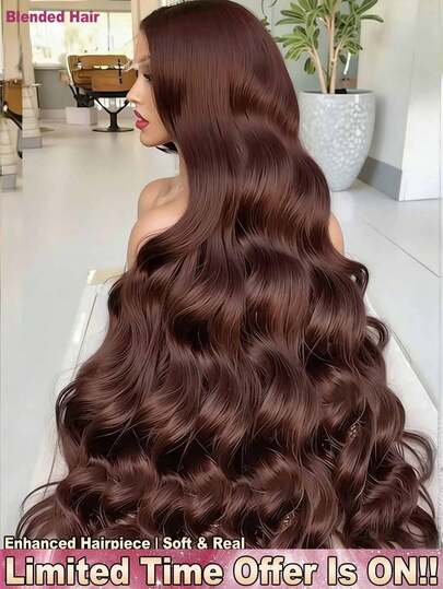 5*5 13*4 200% Density Body Wave Lace Front Wigs #4 Chocolate Brown Color - Brazilian Virgin Pre Cutting Pre Pulling Pre Ironing Body Wave HD Transparent Lace Frontal Wigs Glueless - Wear And Go Ear To Ear Pre Plucked Pre Bleached No Glue Needed No Skills Real Hair Loose Wave Lace Closure Wigs Frontal Glueless - Natural Look For Women Human Frontal Hair Wigs Glueless Weaves Wigs For Women Daily Use Blended Hair