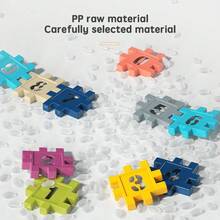 120pcs Colorful Square Building Blocks, Can Build Large House, Comes With Storage Bag, Educational Design Toy, DIY Creative Large House Building Block Toy, Perfect For Halloween Or Christmas Gift, Size 3.6cm, Random Color. - Multicolor - View 6