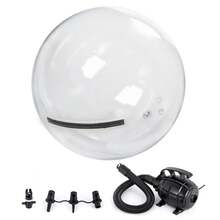 1.5M Water Walking Ball Roll Ball Inflatable Walking Ball PVC Zorb Ball Tizip Zipper With Air Blower (1.5M) - Trong sáng - Xem 7