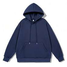 Mubberry Mens Hoodie Jacket Pullover With Pocket Sweatshirt Jacket Fashion - D.BLUE - View 4