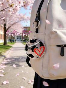 1pc Custom Engraved Keychain, Ideal For Daily Carry And Unique Personal Touch - Multicolor - View 1