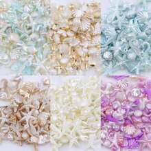 Gradient Baroque Mixed Ocean Series Handmade Flowers DIY Phone Case Headwear Hair Clip Accessories Materials - Multicolor - View 9