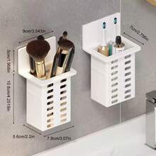 1/2 peças Varal de Parede de Plástico Sem Instalação para Secar Roupas, Porta-Escovas de Dentes, Caixa Organizadora de Cosméticos, Porta-Palitos, Porta-Canetas, Cesto de Cozinha Multifuncional, Acessórios de Cozinha, Armazenamento de Cozinha, Utensílios Essenciais de Cozinha, Acessórios de Banheiro, Armazenamento de Banheiro, Decoração para Casa, Organização Doméstica, Armazenamento e Organização, Decoração de Páscoa, Dia dos Namorados - Multicolorido - Ver 3