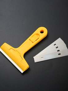 1pc Glass Cleaning Squeegee, Suitable For Bathroom, Kitchen, Home Use - Multicolor - View 3