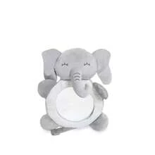 Libro de tela para bebé con espejo convexo, juguete de entrenamiento visual con espejo para cochecito, colgante de cuna - Multicolor - Ver 4