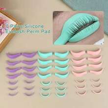7 Pairs L Curl Silicone Eyelash Perm Pads Sticky Lashes Rod Shield Lifting 3D Eyelash Curler Accessories Makeup Tool - Multicolor - View 1