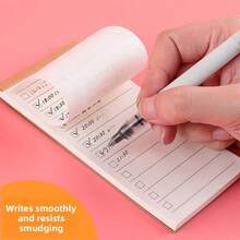 1pc/2pcs/3pcs Self-Discipline Planner Notebook, Efficiency Sticker Notebook, Simple Sticker Paper, Daily Planner, Weekly Planner, Memo, Multi-Functional Student Notebook, Self-Discipline Daily Planner, Time Management, Weekly Planner, To-Do List, Punched Planning Card, Cute INS Style Memo Book, Back To School Supplies, Planner Notebook, Notebook, Student Learning & Office Supplies, School Supplies, Back To School - A - View 7