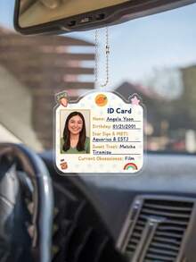 1pc Customizable Template/Teacher ID Card Template | Custom Teacher ID Badge | Name Badge | School & Homeschool ID Card | Custom Id Card Canva - Multicolor - View 5