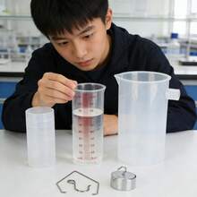 Archimedes Principle Experiment Kit Overflow Cup Measuring Tube Physics Teaching Tools - A - View 2