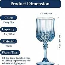12只装优雅香槟杯 - 高级钻石切割压花可重复使用杯，适合居家使用，建议手洗，是情人节、派对、新年聚会、斋月或返校季的理想之选。 - 彩色 - 查看 5