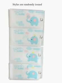 Small Elephant Portable Wet Wipes, Convenient Student Hand & Mouth Cleaning Hygiene Wet Tissues - Multicolor - View 11