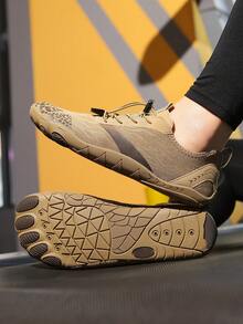 赤足五指水鞋，宽鞋头，透气速干水鞋 - 适合健身、跑步、徒步、沙滩、游泳、冲浪和露营等户外活动，水上运动鞋，极简运动鞋 - 卡其色 - 查看 13