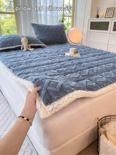 1 قطعة وسادة مرتبة سميكة دافئة من التفتا، وسادة حصير تاتامي للاستخدام المنزلي (باستثناء غطاء الوسادة والوسادة)، مناسبة للغرفة النوم والفندق والسكن الجامعي، مناسبة للخريف والشتاء والربيع