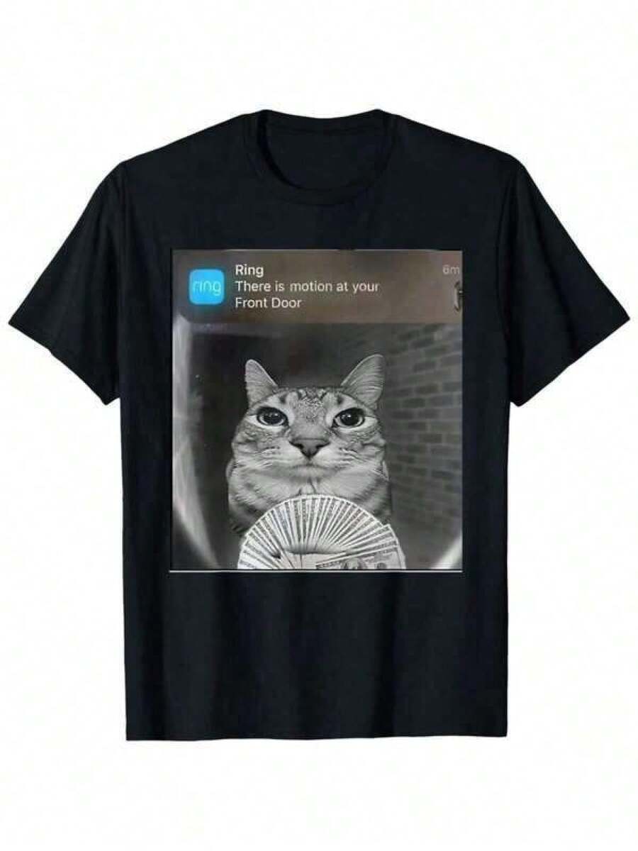 Men Outdoor Tees & Tanks - Black - View 1