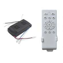 Universal Ceiling Fan Remote Control Kit Low Voltage 50w Dc Fan Light Driver Controller 6-Speed & Timing Remote - A - 查看 2