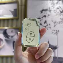 Móc khóa kèm dây đeo cho Lexus GX460, RX350, ES350, IS250, GX460, LX570, IS350, GS430, GS300, GS450h - E-type thông minh 4 nút - Xem 2