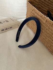 2025 New Velvet Headband For Women, Minimalist Elegant Fashion Autumn/Winter High Crown Pressure Hair Hoop - Multicolor - View 6