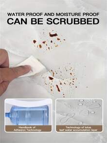 大理石纹理瓷砖壁纸，泡沫大理石墙板，可移除，防水，适用于客厅、厨房、浴室及其他家居墙面装饰 - 纹理饰面 - CLS-055 - 查看 2