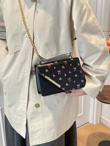 Cute, Elegant, Luxurious, Simple And Sophisticated High-End Women's Bag, 2026 Spring New Style Crossbody Bag - Black - View 8