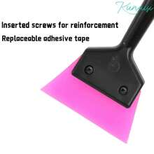 Herramienta de instalación de película para ventana de coche, raspador de envoltura de vinilo y pala para quitar nieve, Material TPU duradero apto para todos los coches KUNAISI 4IRF - A - Ver 7