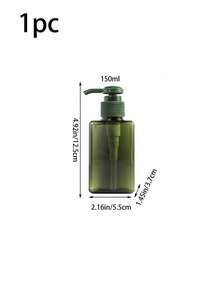 1个可重复灌装旅行装瓶，创意小型空泵瓶，适用于洗手液、沐浴露、洗发水，大容量乳液分配器，旅行皂液泵，浴室，水槽，淋浴，洗手液，洗发水，沐浴露，可重复灌装泡沫容器，透明塑料瓶，适用于沐浴露泵瓶，家居浴室用品。 - 彩色 - 查看 11