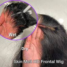 200% Density Glueless Wear And Go 5x5 Glueless Closure Wig Pre Cut Body Wave 13x4 13x6 Lace Front Wigs Pre-Plucked With Baby Hair Natural Hairline HD Lace Frontal Wig - Natural & Black - View 5