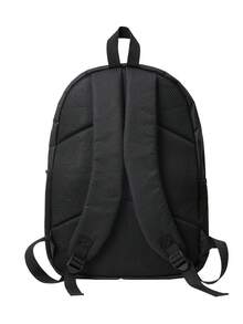 Parallel Universe Red Logo   Brave Miles Morales  Student Daily Schoolbag Dual Shoulder Large Capacity Travel Bag, - màu đen - Xem 5