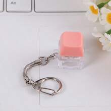 Pastel Fidget Keychain, Clicking Keyboard Fidget Toy, Mini Stress Relief Keychain For Adults, Portable Anxiety Relief Fidget Buttons, Desk Toy For Focus, ADHD, Party Gifts - Multicolor - View 9
