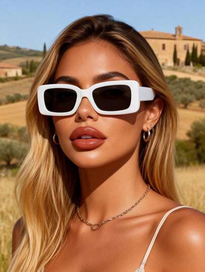 1pc Women's Bohemian Style Oversized Square Minimalist Fashion , Suitable For Outdoor Travel, Carnival Party, Tropical Beach Holiday Decoration