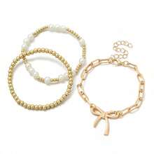 Multi-Style Bohemian Beach Beaded Necklaces – Stackable & Single Wear Options, Mix-And-Match Design, Versatile For Daily Outfits & Beach Parties, Quality Crafted Comfortable Jewelry, Perfect Gift Choice - Gold - View 9