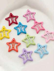 Bộ 60 kẹp tóc hình ngôi sao nhỏ giọt dầu nhiều màu sắc phong phú theo phong cách Y2K, đáp ứng nhiều nhu cầu phối hợp, thêm nét dễ thương và sức sống cho kiểu tóc - Phù hợp cho bé gái và phụ nữ, sử dụng hàng ngày, đi chơi cuối tuần, dự tiệc sinh nhật, dễ dàng làm nổi bật vẻ ngoài và tạo hình ảnh ngọt ngào và đáng yêu. Kẹp tóc, kẹp cài tóc, kẹp tóc, phụ kiện tóc. - Nhiều màu - Xem 2