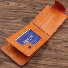 1pc Fashion Dollar Sign Design Men's Short Wallet, PU Leather Card Holder With Safety Buckle, Lightweight And Portable For Daily Commute, Business Travel And Weekend Outings, Ideal Gift For Boyfriend Or Father - Multicolor - View 4