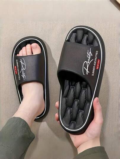 Dép đi trong nhà nam, chất liệu EVA ngoài trời, kiểu đôi, giản dị, thoải mái, dép trong nhà