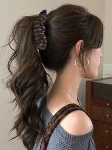 New Asymmetrical Bow Claw Clip, Elegant Hair Clip, Minimalist Butterfly Hair Accessory, Shark Claw Clip - Multicolor - View 1