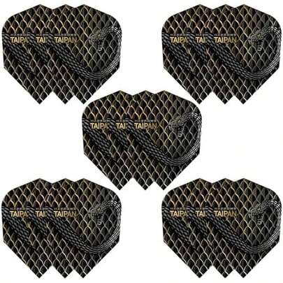 Harrows TAIPAN FLIGHTS | Set Of 5 Premium Extra Strong Dart Flights (15 Flights)