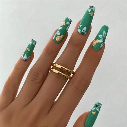 1 pieza Anillo minimalista de doble capa de acero inoxidable para mujer, chapado en oro de 18K, anillo geométrico de lujo, joya de moda para boda y regalo