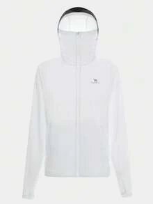 CAMEL CROWN Women's Summer Sunscreen Professional Cooling Knit Hooded Jacket - Endless White - View 1