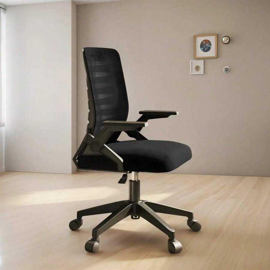 Silla Oficina Giratoria Ejecutiva Escritorio Ergonómica Color Gris - negro - Ver 1