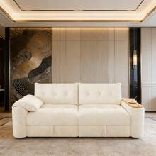 Sofas & Couches - Beige + Teddy + 2 Seat - View 1