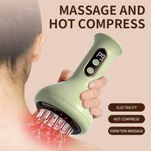Cordless Cellulite Massager - Rechargeable Body Shaping Machine For Arms, Legs & Back, Handheld Home Massager For Women, Perfect New Year & Valentine's Day Gift - Green - View 1