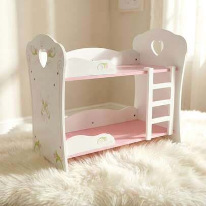 Bibi Doll Dolls Wooden Bunk Bed Doll Furniture Set Doll Accessory